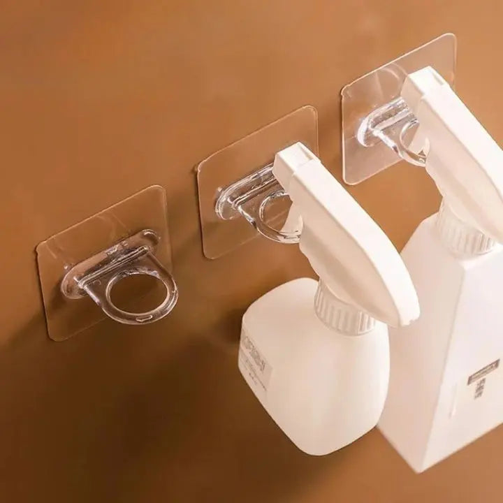Sikunuo | 10 pieces | Self-adhesive round wall hooks – versatile use