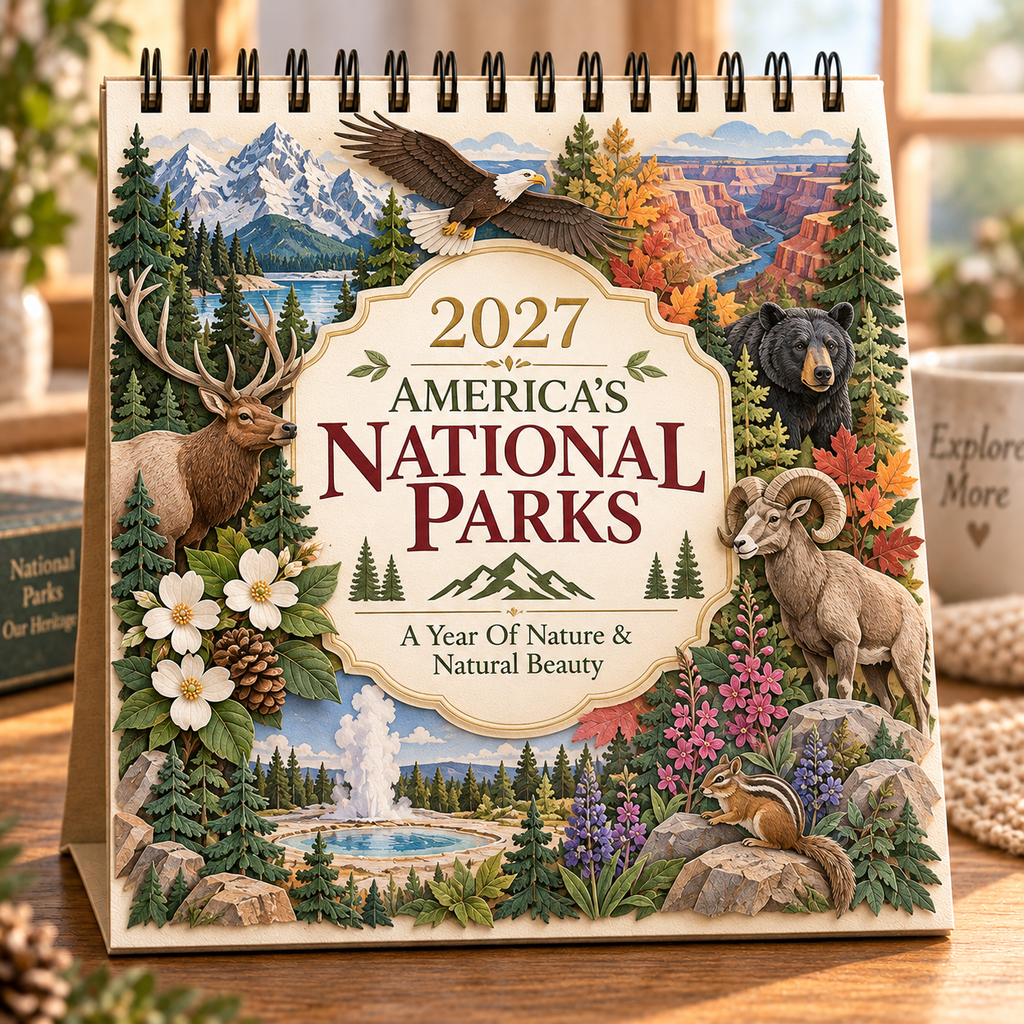 2027 America’s National Parks & Wildlife Wall Calendar