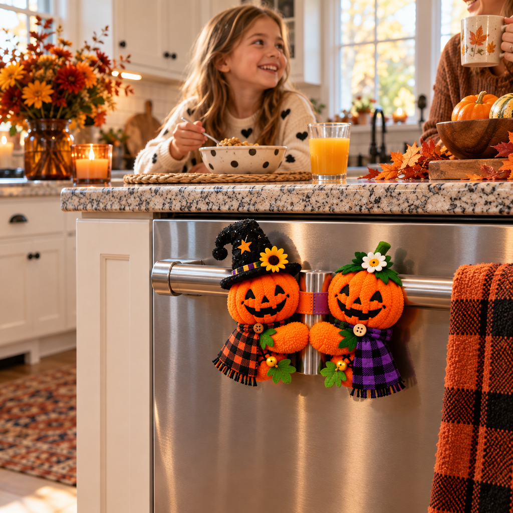 Halloween Handle Huggers – Plush Fridge & Rail Decor