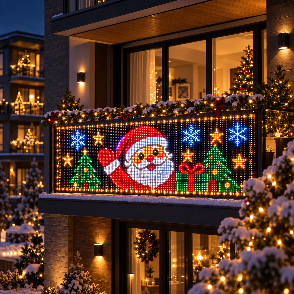 ✨ Smart Pixel Curtain Lights – App-Controlled LED Display