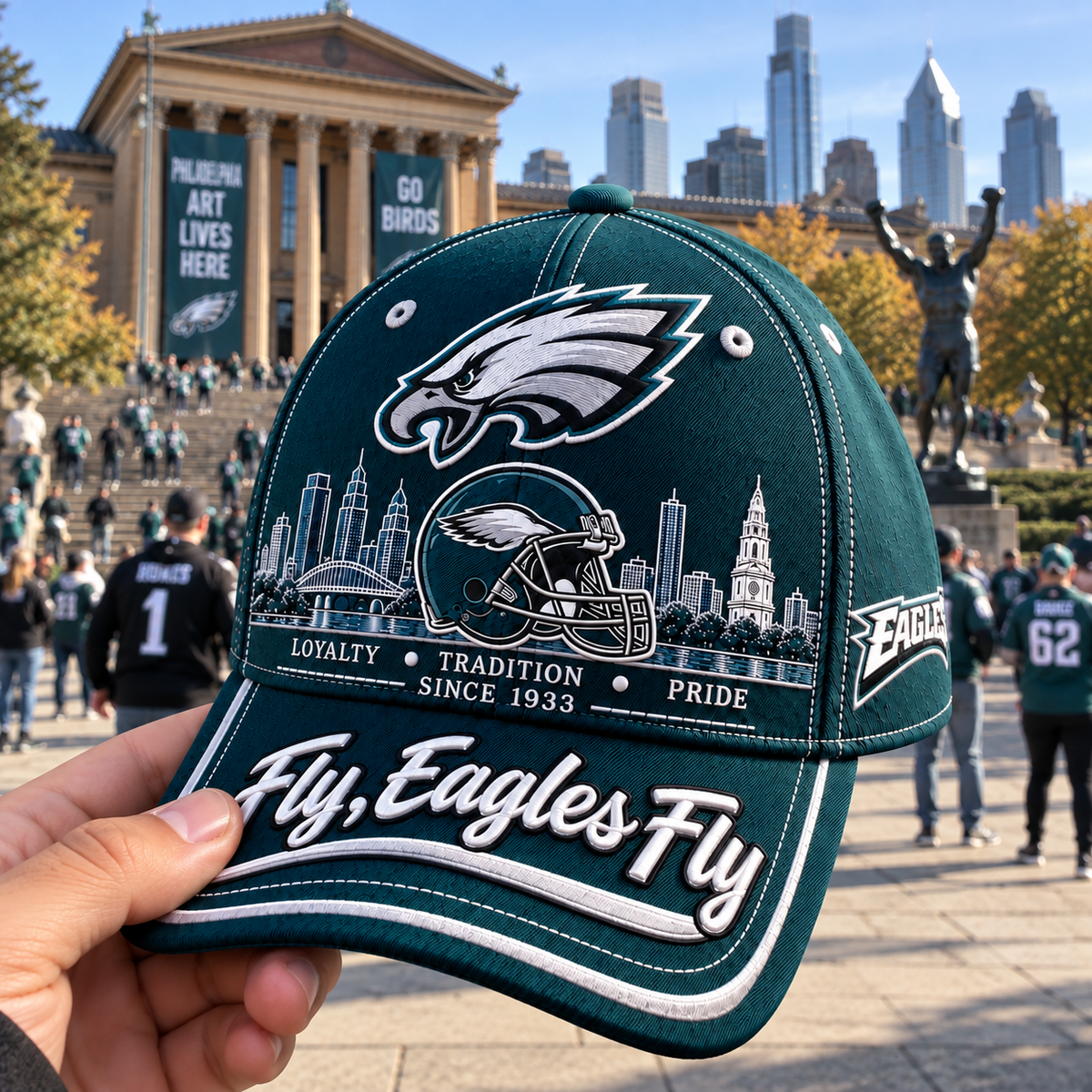 Fly, Eagles, Fly Commemorative Baseball Cap