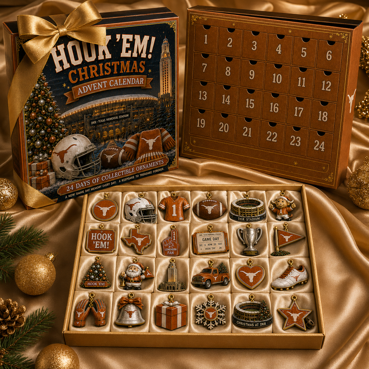 Hook ’Em! Football Christmas Advent Calendar