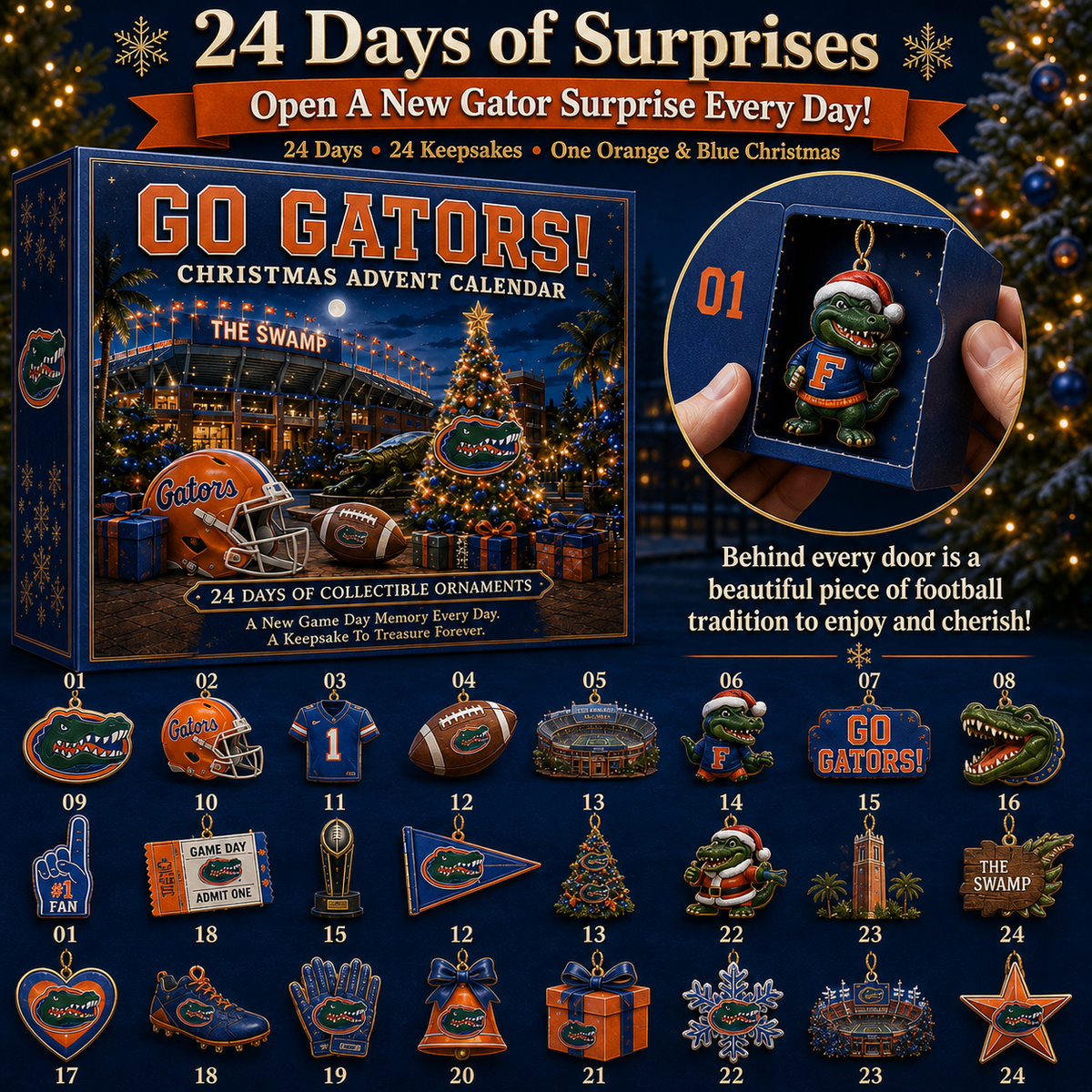 Go Gators! Football Christmas Advent Calendar