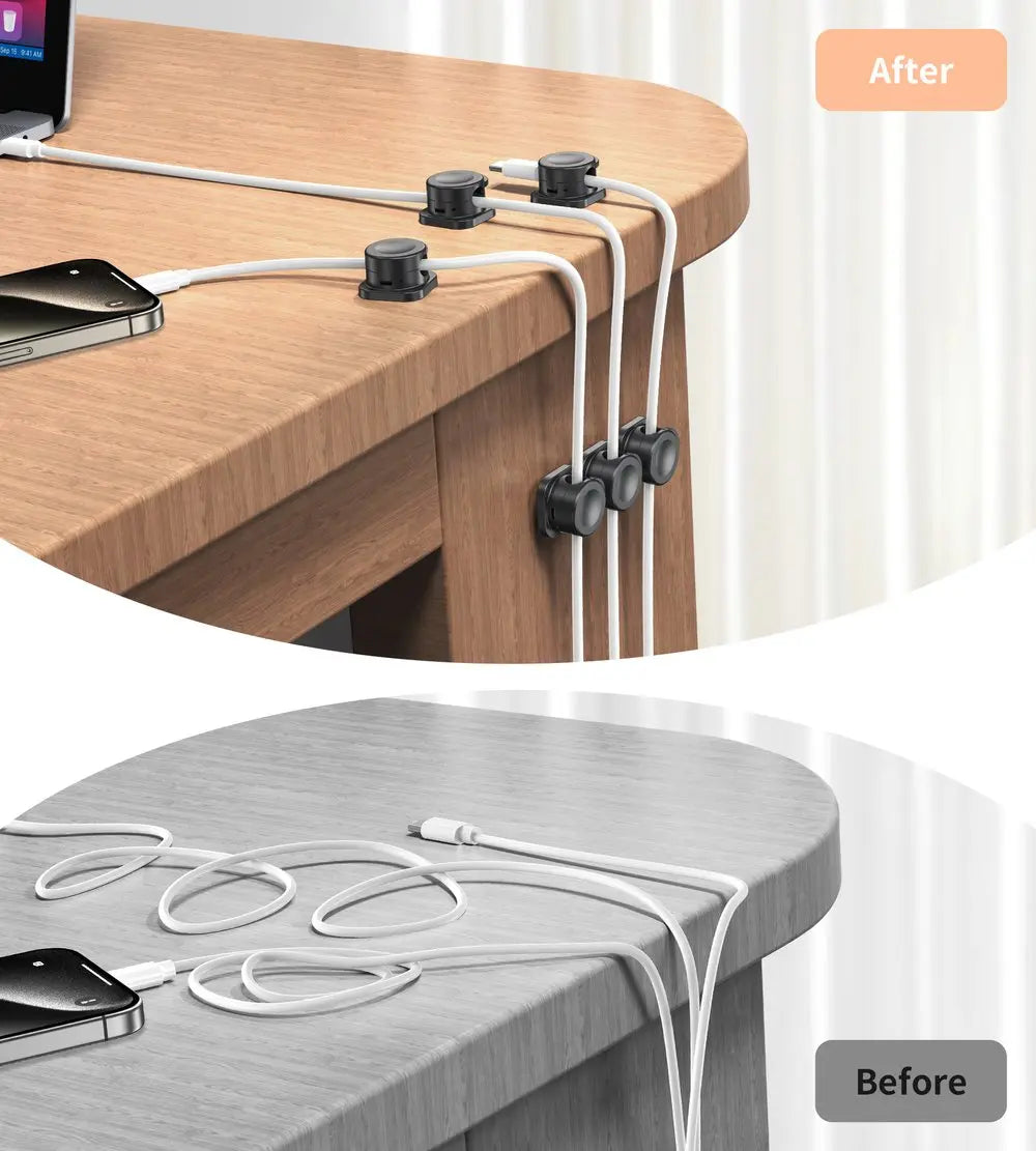 Sikunuo | 12 pieces magnetic cable clips