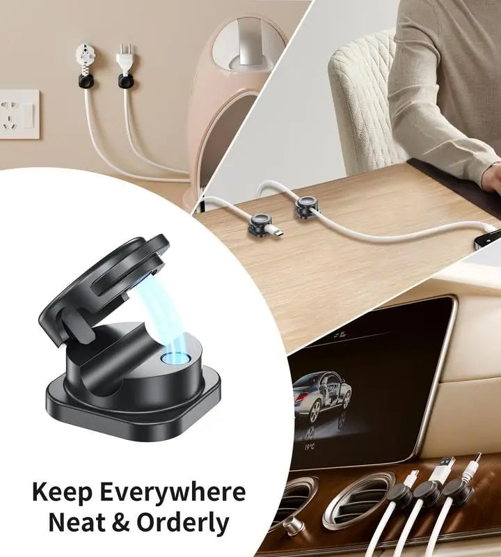 Sikunuo | 12 pieces magnetic cable clips
