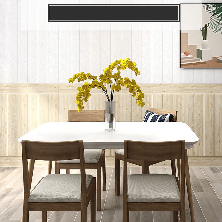 Sikunuo | Wall paneling Vinyl Peel and Stick Smooth Waterproof Interior Wall Paneling