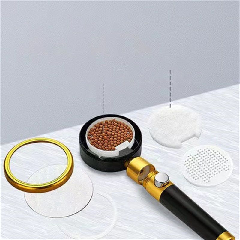 Sikunuo | Modern Metal Handheld Shower Head Round Water Filtration Shower Heads