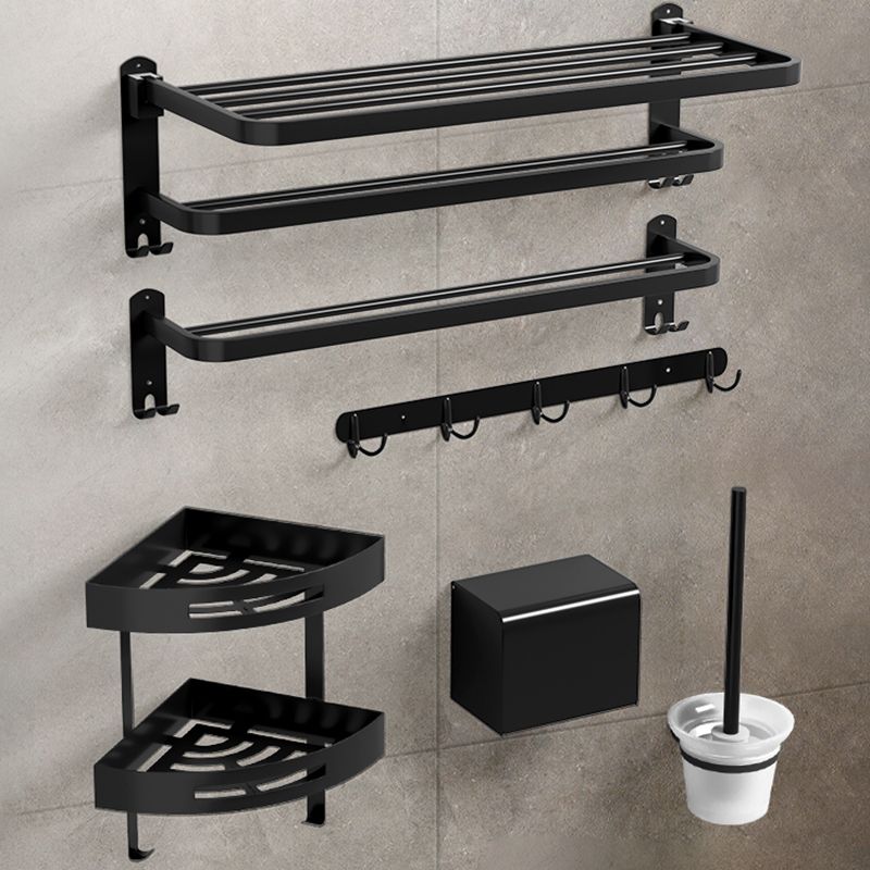 Sikunuo | Black modern bathroom accessory set stainless steel bathroom fittings