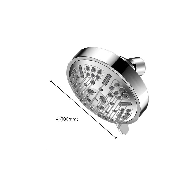 Sikunuo | Modern Style Festive Shower Head in Silver 9 Settings Wall Mounted Shower Head