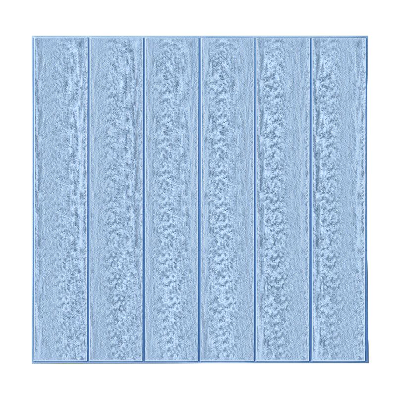 Sikunuo | Solid color 3D embossed wall panel waterproof foam interior wall tile