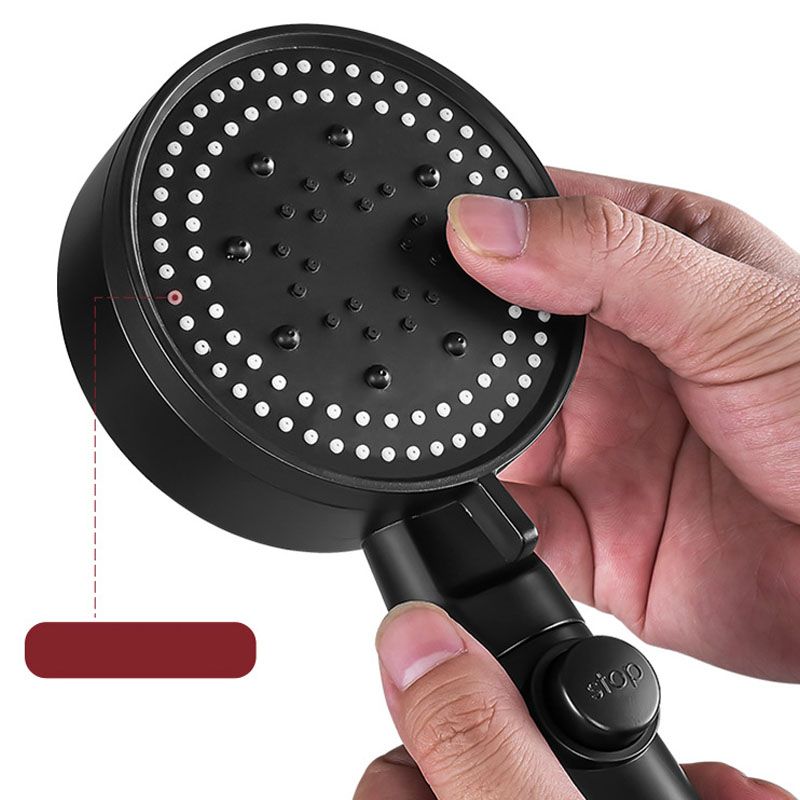 Sikunuo | 5 setting patterns shower head plastic round handheld shower head