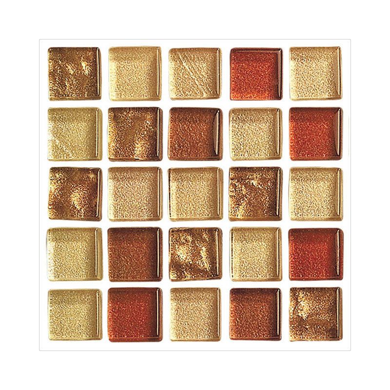 Sikunuo | Peel and Stick Mosaic Tile Waterproof Square Peel and Stick Tile for the Kitchen 20-Pack