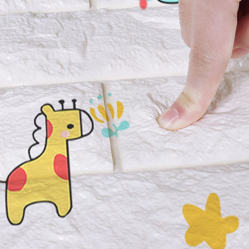 Sikunuo | Modern Cartoon Wall Covering Peel and Stick Wall Ceiling for Bedroom