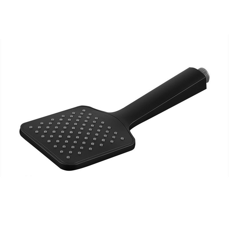 Sikunuo | Modern square matte black shower head rainfall shower head combo