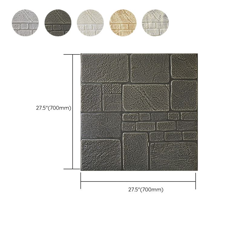 Sikunuo | Modern Wall Covering 3D Brick Peel and Stick Waterproof Wall Covering