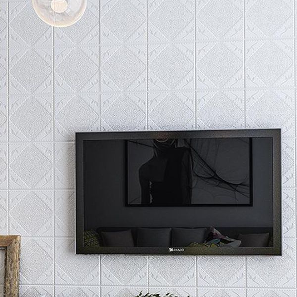 Sikunuo | Modern Wall Covering Peel and Stick Waterproof 3D Print Wall Panel
