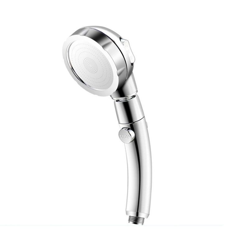 Sikunuo | Contemporary Shower Combination Hand Shower Plastic Wall Mount Round Shower Head Combination