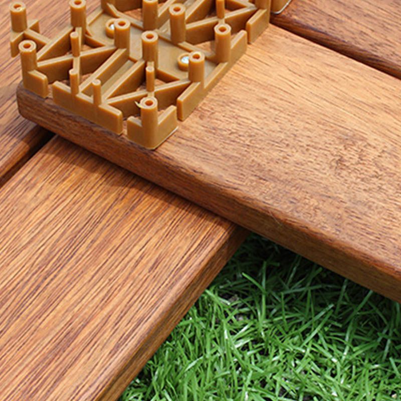 Sikunuo | Basic Wood Tile Set Composite Layable Patio Tiles