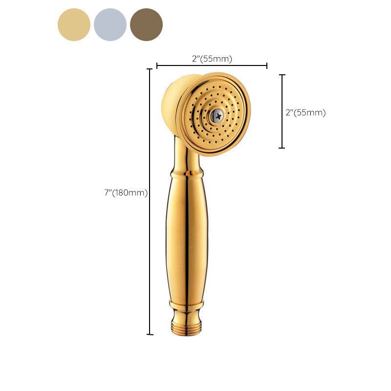 Sikunuo | All-Copper Single-Function Handheld Showerhead European Style Antique Rain Showerhead
