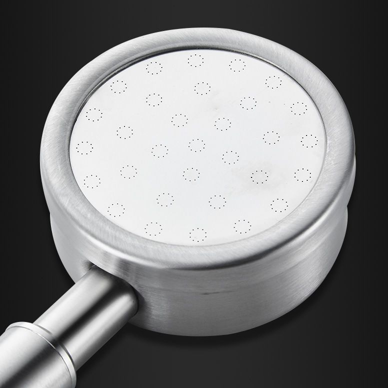 Sikunuo | Modern Shower Head Stainless Steel Round Metal Handheld Shower Head