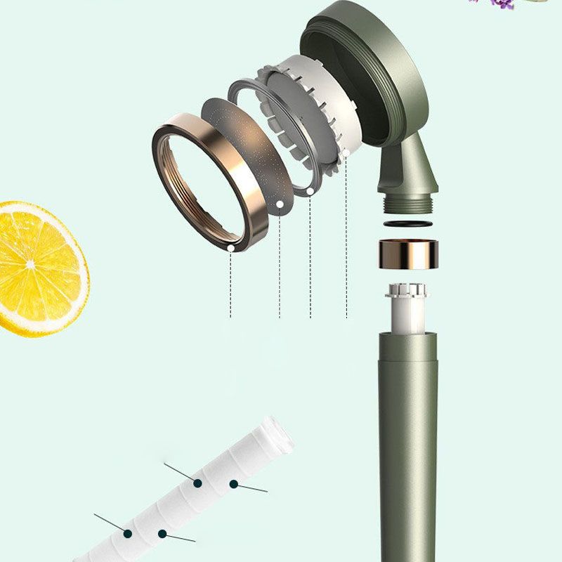 Sikunuo | Contemporary Showerhead Round Showerhead with Water Filtration