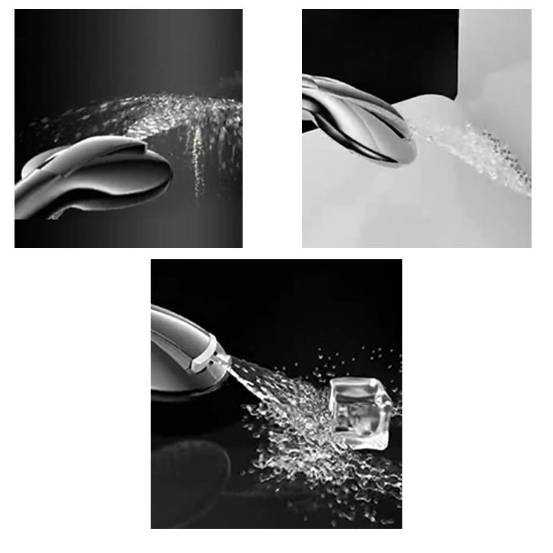 Sikunuo | Modern Metal Hand Shower Handheld Shower Home Adjustable Spray Pattern Hand Shower