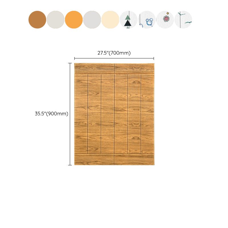 Sikunuo | PVC Back Panels Modern Simple Wall Cladding with Waterproof