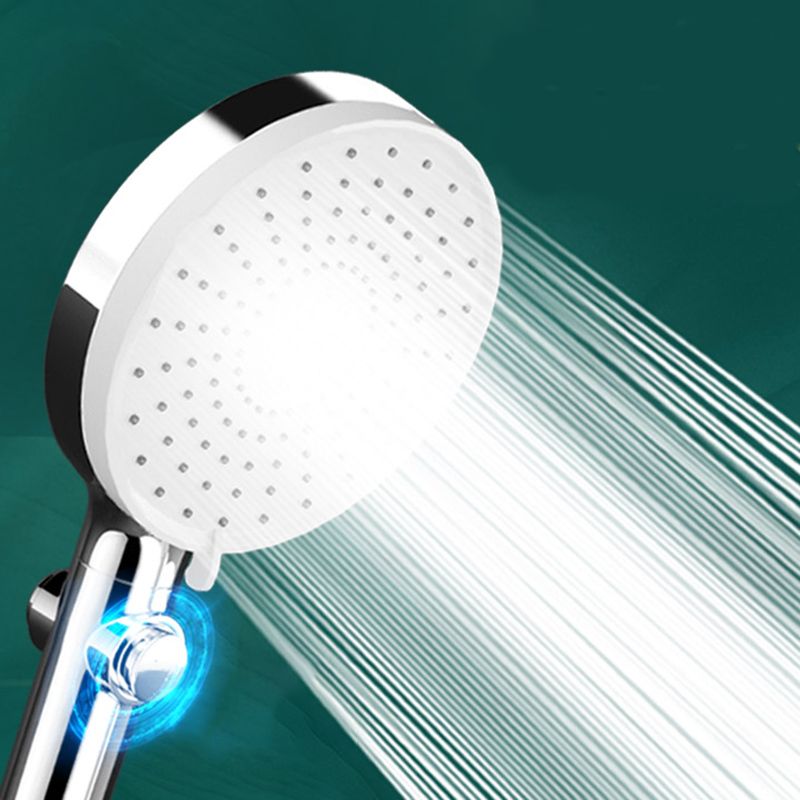 Sikunuo | Modern Shower Head Handheld Plastic Round Self-Cleaning Shower Head