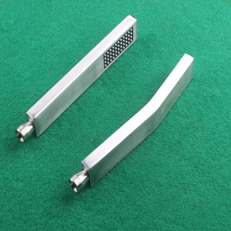 Sikunuo | Simple Rectangle Shower Head 304 Stainless Steel Hand Shower