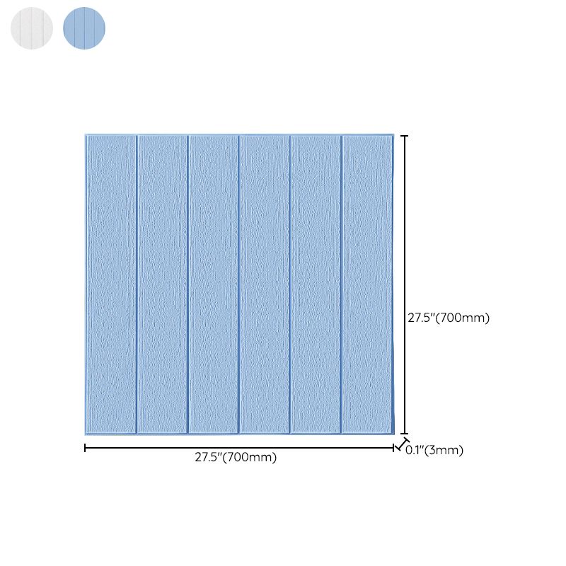 Sikunuo | Solid color 3D embossed wall panel waterproof foam interior wall tile