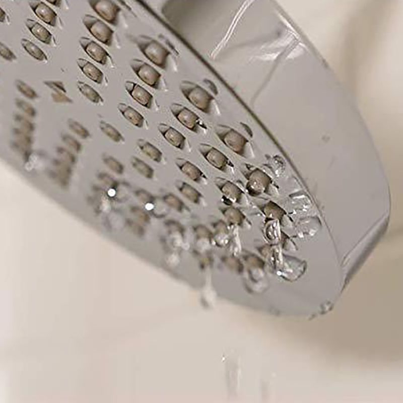 Sikunuo | Contemporary round fixed wall shower head Silver shower head