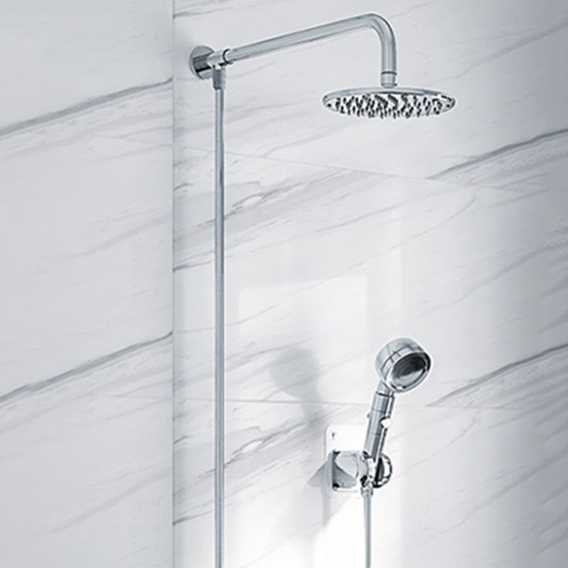 Sikunuo | Contemporary Shower Head Combination Polished Stainless Steel Ceiling Mounted Shower Head