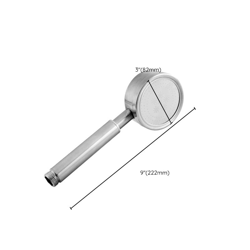 Sikunuo | Round Shape Handheld Showerhead Traditional Metal Wall Mounted Handheld Shower