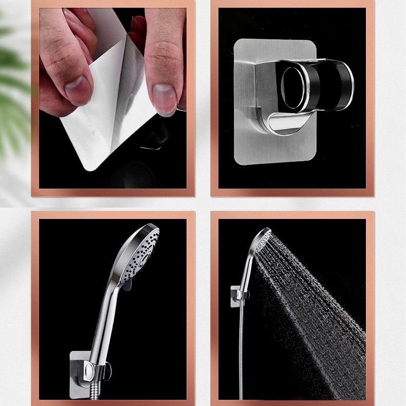 Sikunuo | Round Shower Head Plastic Shower Head with Adjustable Spray Pattern