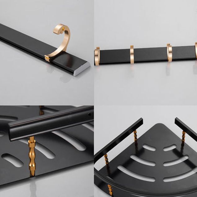 Sikunuo | Contemporary black bathroom accessories as a single item or in a set