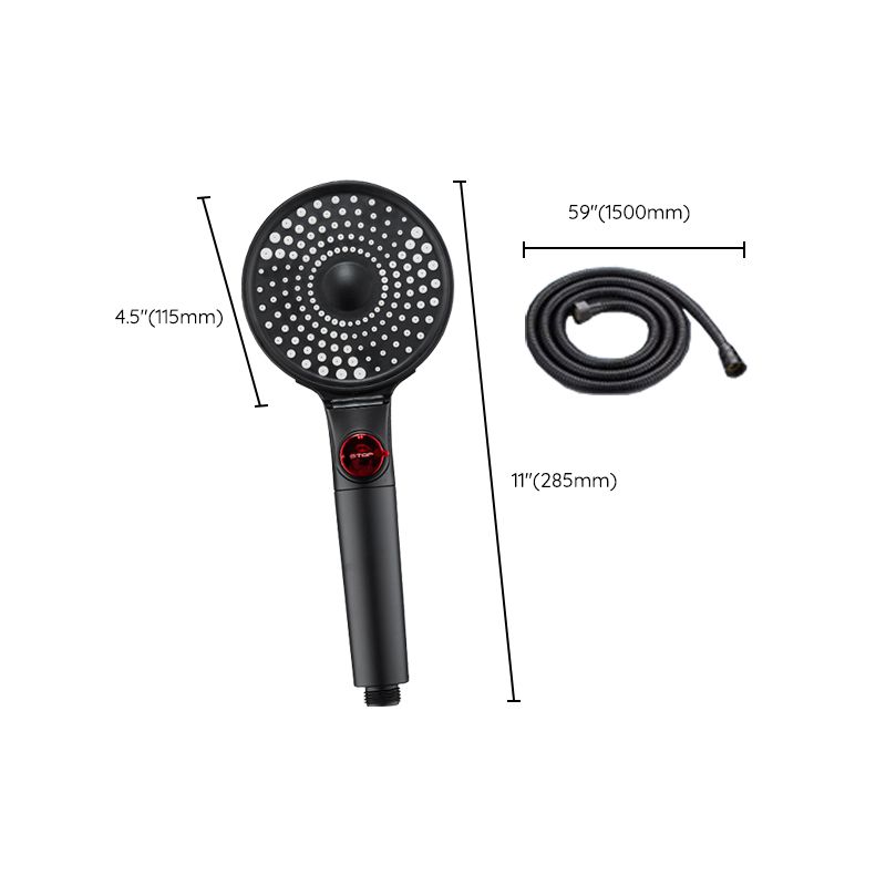 Sikunuo | Modern Plastic Shower Head Adjustable Water Flow Handheld Shower Head