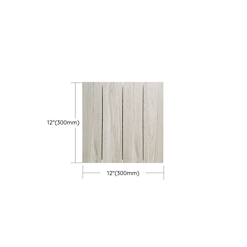 Sikunuo | Ground Patio Square Stripe Composite Waterproof Deck Board