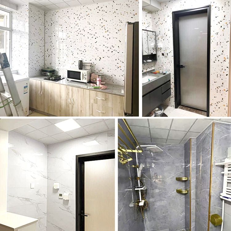 Sikunuo | Modern Tin Back Panel Smooth Glossy Surface Wall Ceiling Plate