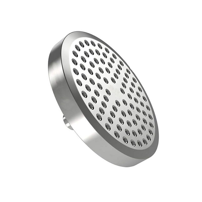 Sikunuo | Contemporary Fixed Shower Head Round Metal Spray Head in Silver