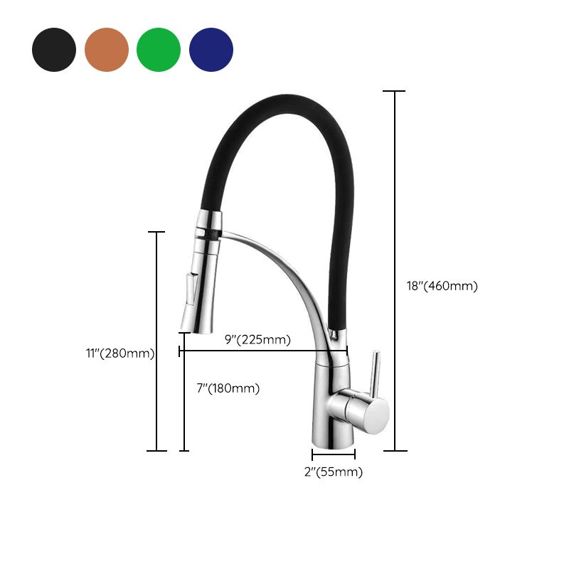 Sikunuo | Modern 1-Hand Faucets Copper Touchless with Water Dispenser Standard Kitchen Faucet