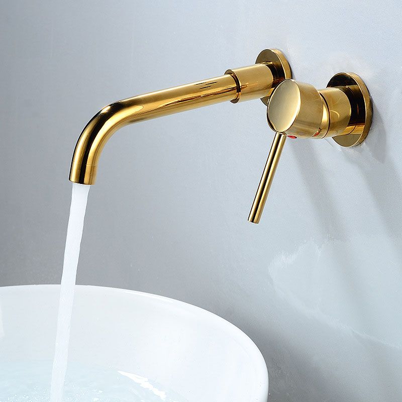 Sikunuo | Wall mounted metal bathtub faucet single lever swivel bathtub tap trim