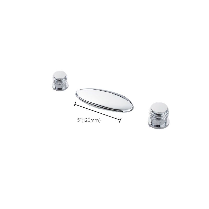 Sikunuo | Traditional Roman Bathtub Faucet Set Copper Fixed Deck Mount with Handles