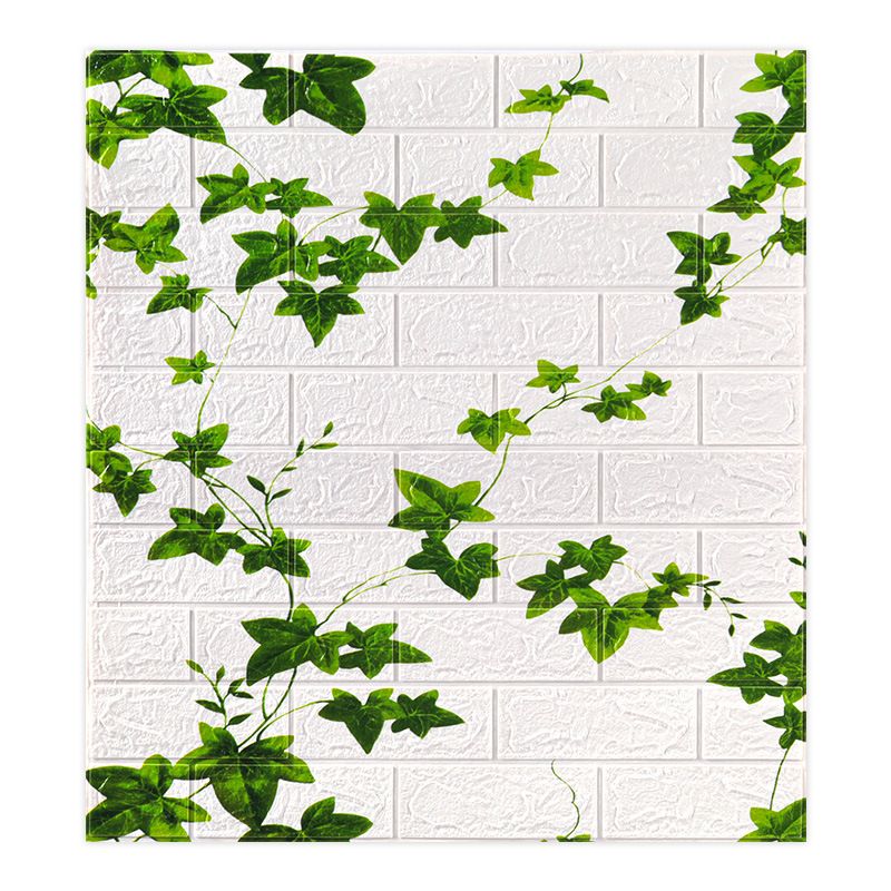 Sikunuo | Farmhouse Beadboard PVC Wall Access Panel Peel and Stick Wall Tile Set of 2