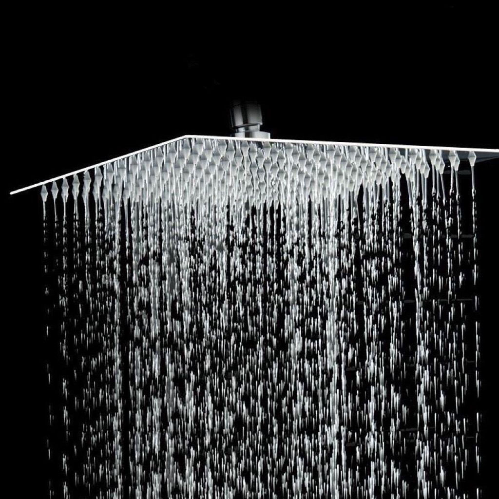 Sikunuo | Stainless Steel Showerhead Combo Modern Fixed Showerhead for the Bathroom