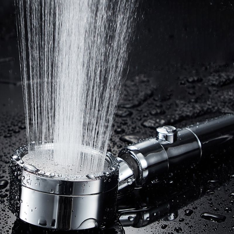 Sikunuo | Contemporary 3 Jet Shower Head Adjustable Spray Pattern Rotatable Handheld Shower