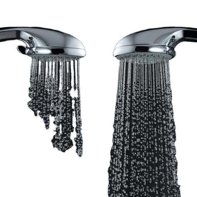 Sikunuo | Single Double Showerhead Square High Arc Showerhead Combo in Chrome