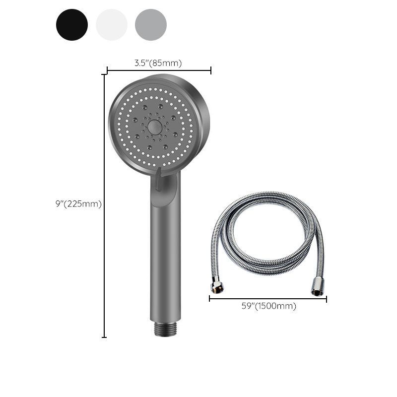 Sikunuo | Contemporary shower head combination hand shower plastic wall-mounted round shower combination