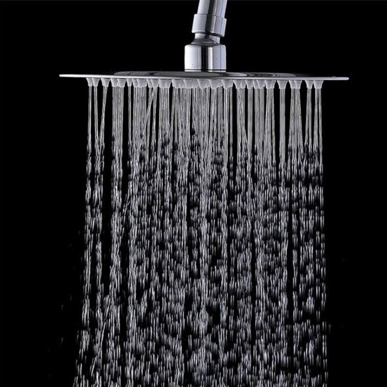 Sikunuo | Wall-mounted shower head stainless steel fixed shower head with shower arm