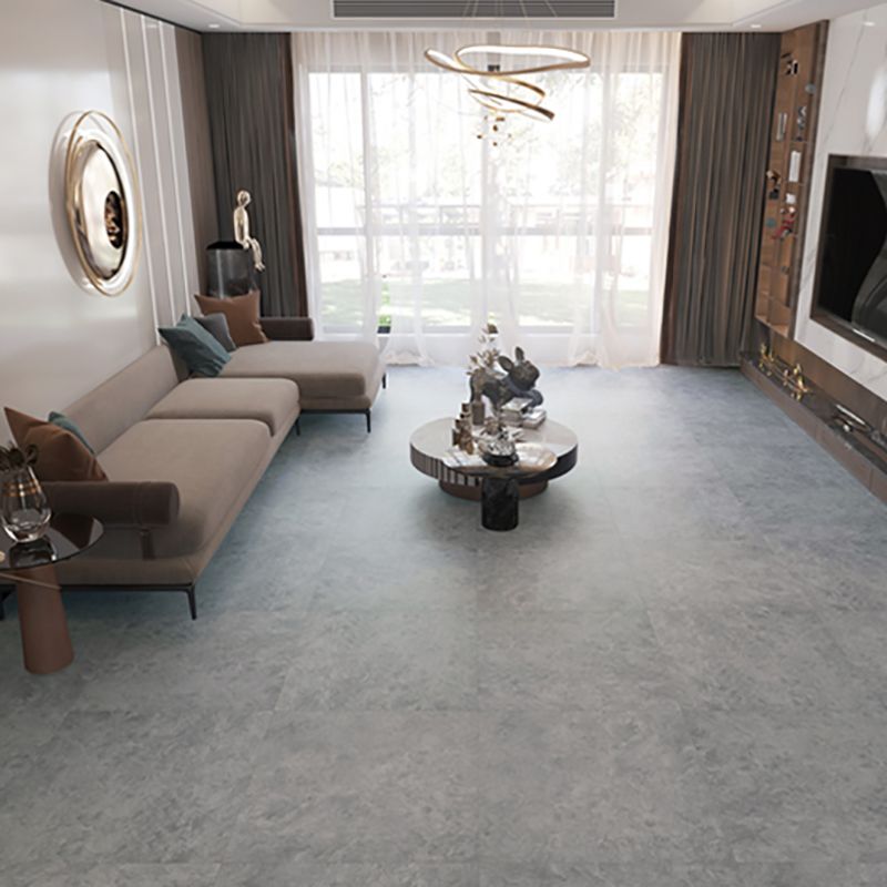 Sikunuo | Classic Style Square PVC Flooring Self-Adhesive Stone Look Smooth PVC Flooring