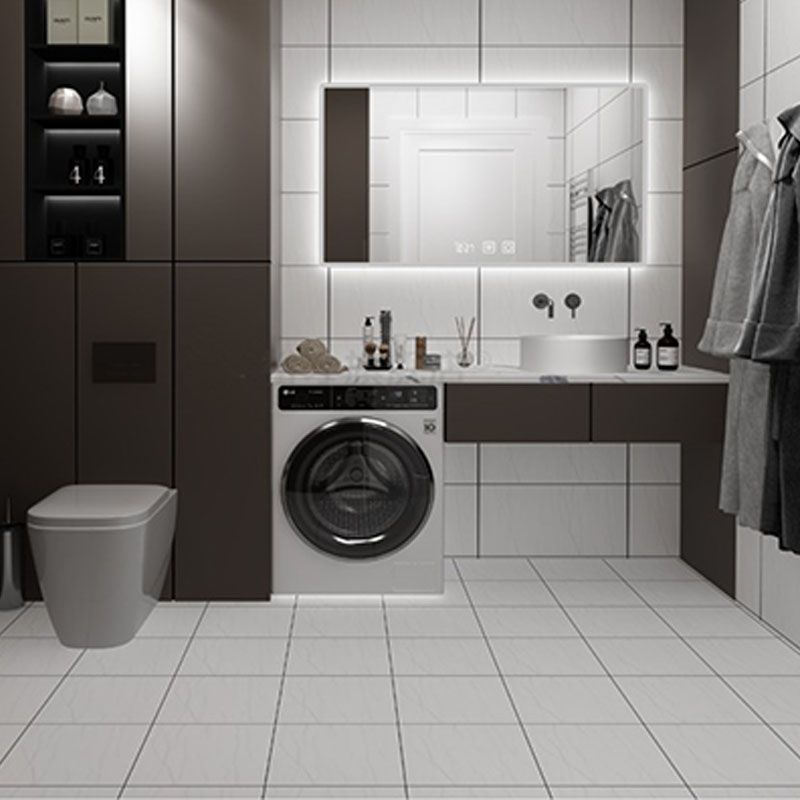Sikunuo | Modern Peel and Stick Tiles Square Vinyl Peel & Stick Field Tile